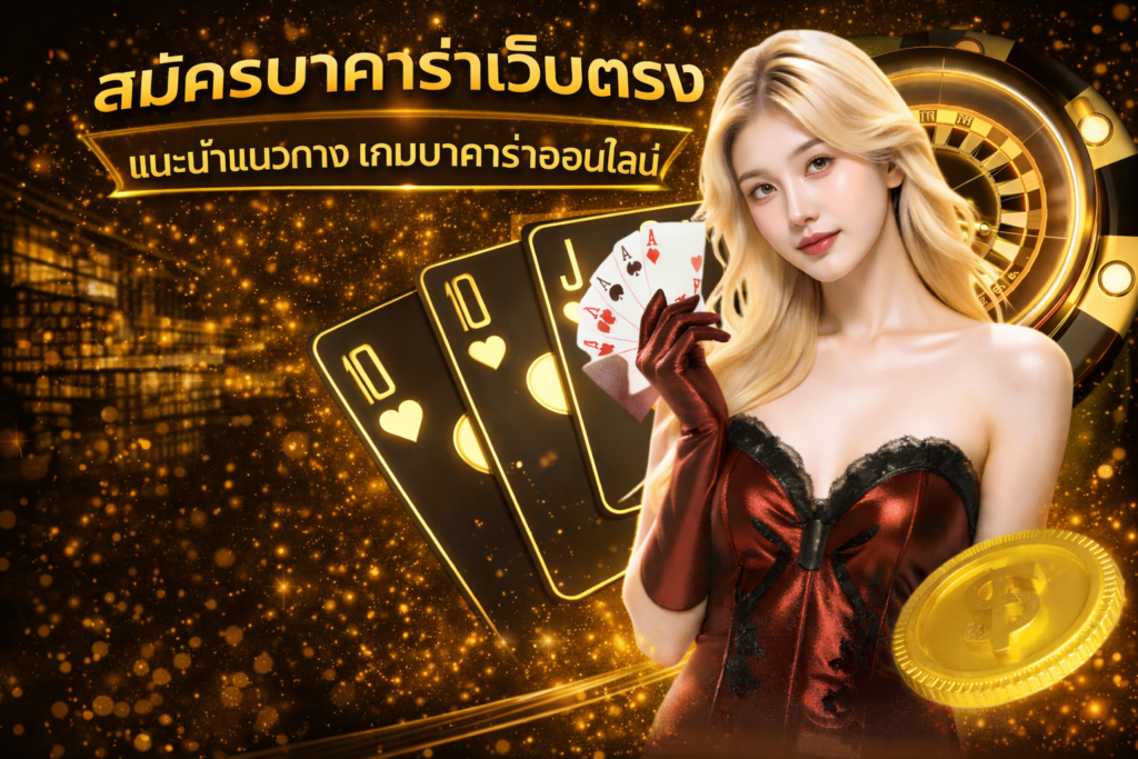 สมัครบาคาร่าเว็บตรง แนะนำแนวทาง เกมบาคาร่าออนไลน์